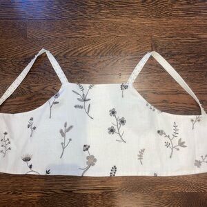 Zara Embroidered Floral White Camisole